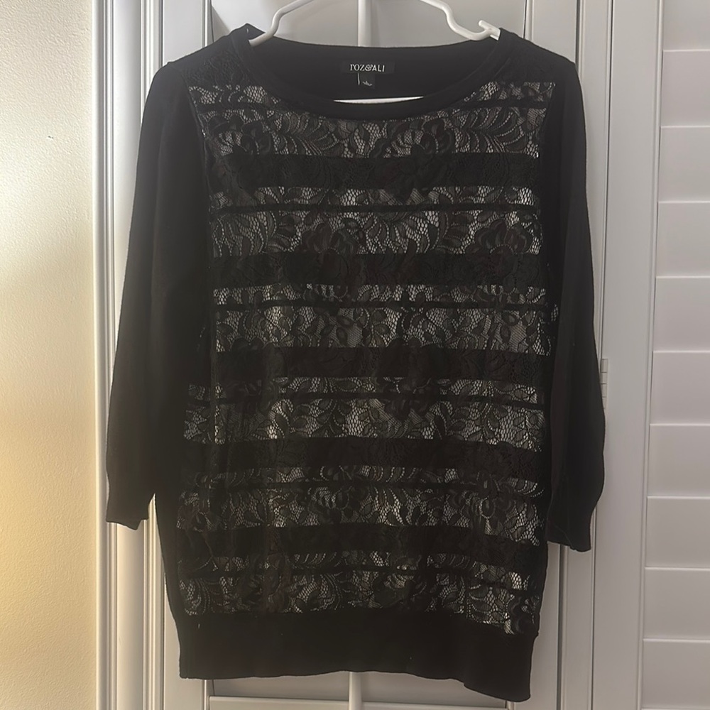 Black Lace Top